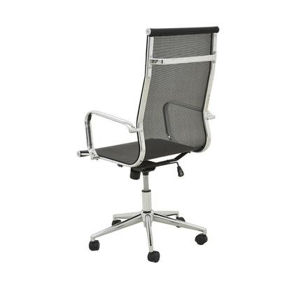 Imagem de Kit 4 Cadeiras de Escritório Presidente Esteirinha em Tela Mesh Sevilha