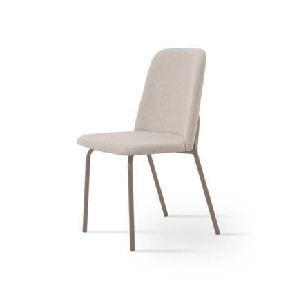 Imagem de Kit 4 Cadeiras de Jantar Aço e Linho California