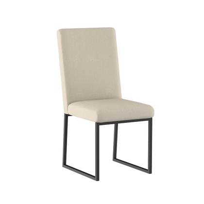 Imagem de Kit 4 Cadeiras De Jantar Com Base Ferro Preto Luxo Balaqui