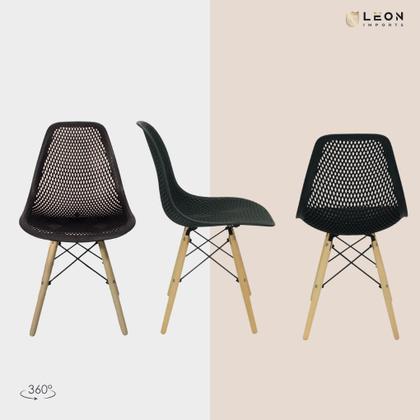 Imagem de Kit 4 Cadeiras Design Charles Eames Eiffel Colmeia