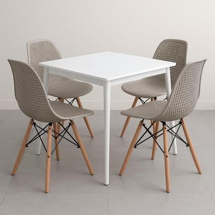 Imagem de Kit 4 Cadeiras Design Charles Eames Eiffel Colmeia