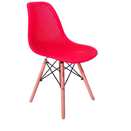 Imagem de Kit 4 Cadeiras Design Charles Eames Eiffel Furadinha