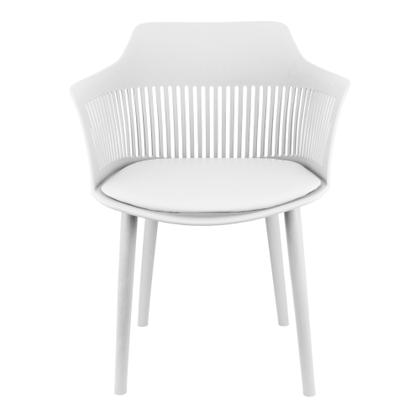 Imagem de Kit 4 Cadeiras Marcela Montreal Mena Polipropileno com Estofado em material sintético