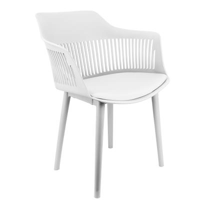 Imagem de Kit 4 Cadeiras Marcela Montreal Mena Polipropileno com Estofado em material sintético