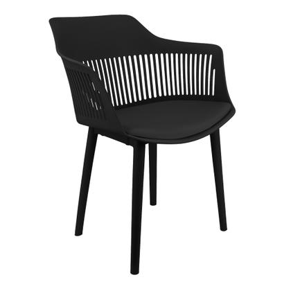 Imagem de Kit 4 Cadeiras Marcela Montreal Mena Polipropileno com Estofado em material sintético