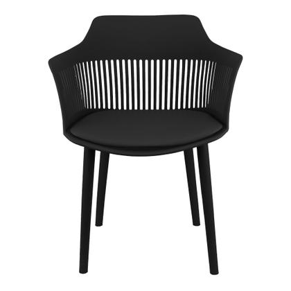 Imagem de Kit 4 Cadeiras Marcela Montreal Mena Polipropileno com Estofado em material sintético