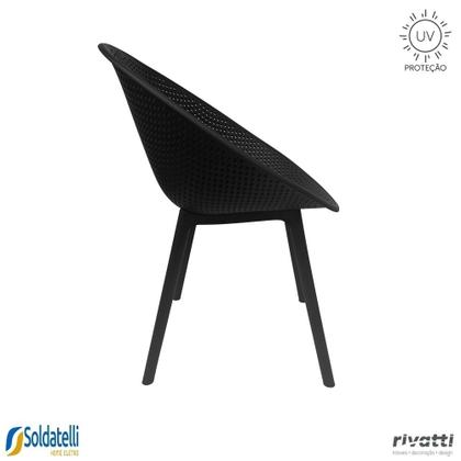 Imagem de Kit 4 Cadeiras Outdoor Drops Várias Cores com Proteção UV - Rivatti