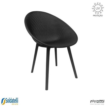 Imagem de Kit 4 Cadeiras Outdoor Drops Várias Cores com Proteção UV - Rivatti