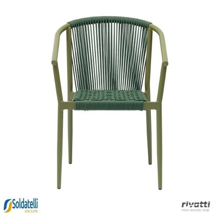 Imagem de Kit 4 Cadeiras Outdoor Oliveta em Alumínio com Corda Náutica em Várias Cores - Rivatti