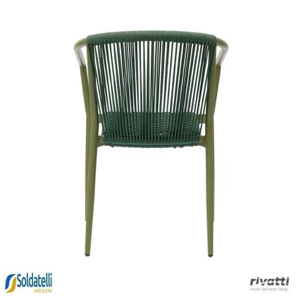 Imagem de Kit 4 Cadeiras Outdoor Oliveta em Alumínio com Corda Náutica em Várias Cores - Rivatti