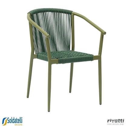 Imagem de Kit 4 Cadeiras Outdoor Oliveta em Alumínio com Corda Náutica em Várias Cores - Rivatti