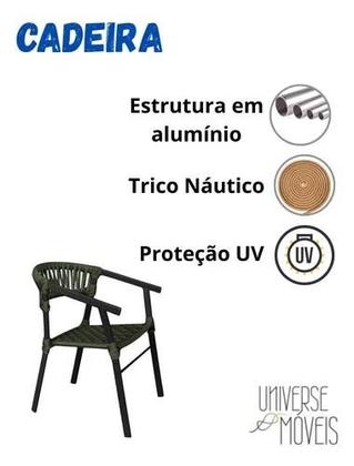 Imagem de Kit 4 Cadeiras Para Área Externa E Interna, Gourmet