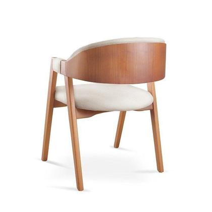 Imagem de Kit 4 Cadeiras para Mesa de Jantar Gaia Yescasa Bege