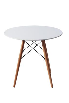Imagem de Kit 4 Cadeiras Saarinen Branca + Mesa Redonda 70cm Branca