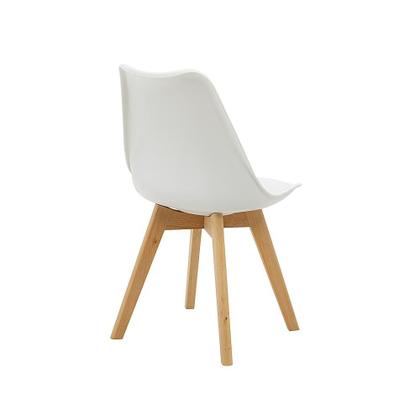 Imagem de Kit 4 Cadeiras Saarinen Wood Com Estofamento Várias Cores