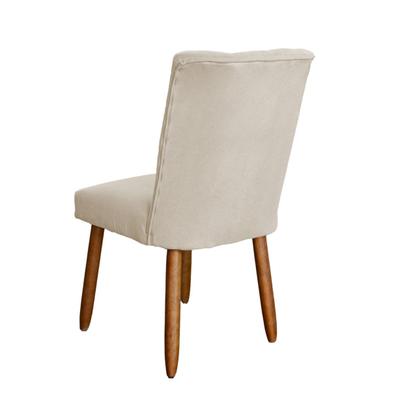 Imagem de Kit 4 Cadeiras Sala de Jantar Cozinha Estofada Paris Reforçada Suede - Twdecora