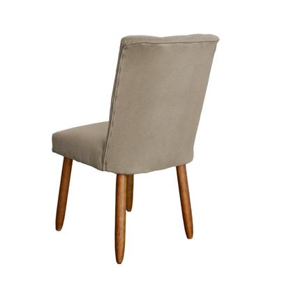 Imagem de Kit 4 Cadeiras Sala de Jantar Cozinha Estofada Paris Reforçada Suede - Twdecora