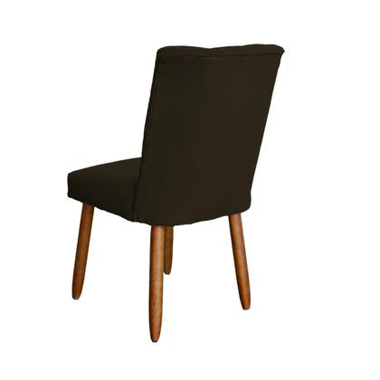 Imagem de Kit 4 Cadeiras Sala de Jantar Cozinha Estofada Paris Reforçada Suede - Twdecora