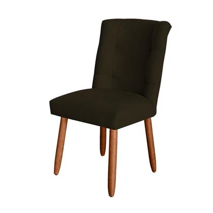 Imagem de Kit 4 Cadeiras Sala de Jantar Cozinha Estofada Paris Reforçada Suede - Twdecora