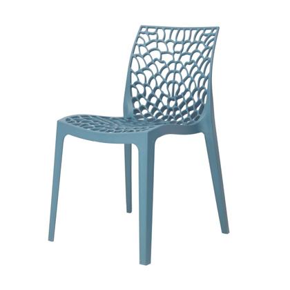 Imagem de Kit 4 Cadeiras Vazada em Polipropileno Gruvyer Espresso Móveis