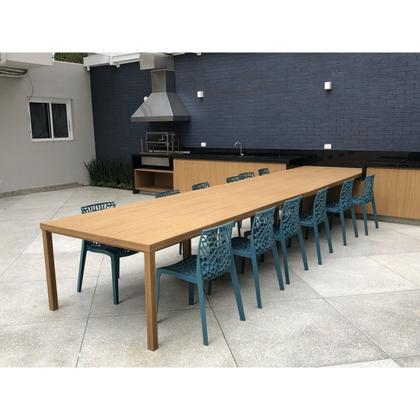 Imagem de Kit 4 Cadeiras Vazada em Polipropileno Gruvyer Espresso Móveis