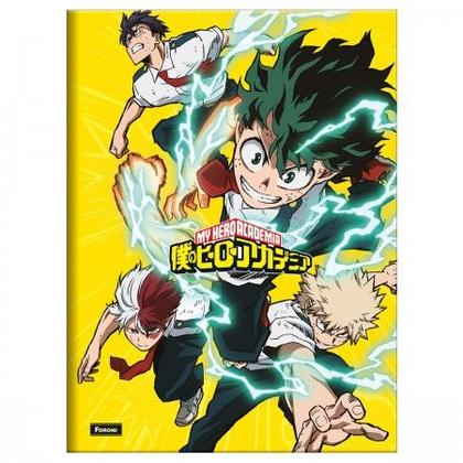 Imagem de Kit 4 Caderno Brochurinha My Hero Academia Anime - Foroni