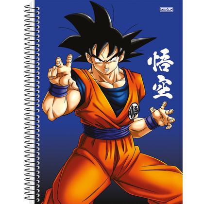 Imagem de Kit 4 Cadernos Dragon Ball Super Espiral Goku 80 Fls Dragon Ball