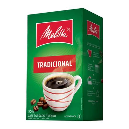 Imagem de Kit 4 Café Torrado e Moído Tradicional 500g Melitta Intenso