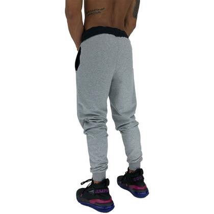 Imagem de Kit 4 Calças Masculina MXD Conceito Moletom Slim Fit Cores Básicas