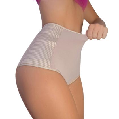 Imagem de Kit 4 Calcinha Abdominal Anti Culote Pos Parto Mulher Viére