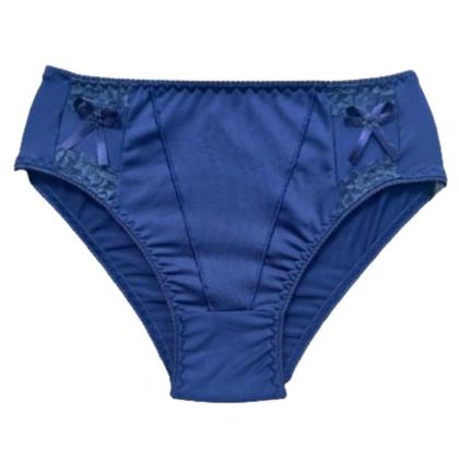 Imagem de Kit 4 Calcinha Feminina Confortável Calçola Lingerie Senhora Cintura Alta Microfibra Langerie