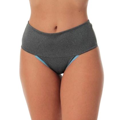 Imagem de Kit 4 Calcinha Modeladora Fitness Cós Alto Feminina Compressão Abdominal Segura Barriga Microfibra