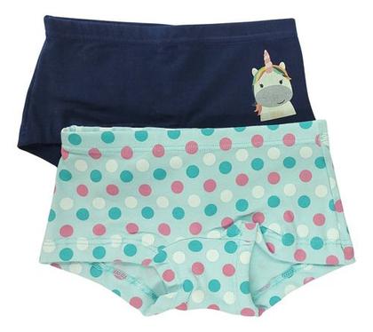 Imagem de Kit 4 Calcinhas Femininas Infantil Box Boxer Antialérgicas