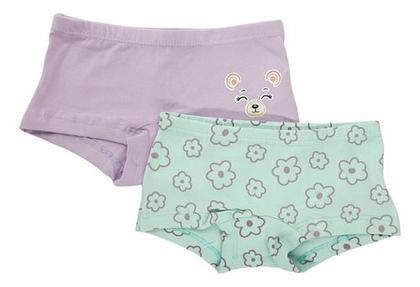 Imagem de Kit 4 Calcinhas Femininas Infantil Box Boxer Antialérgicas