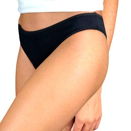 Imagem de Kit 4 Calcinhas Tanga Try Basics Algodão Cotton Básica Lisa Moda Lingerie