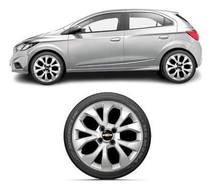 Imagem de Kit 4 Calota Aro 14 Onix Prisma 2017 2018 Á 2020 Com Emblema