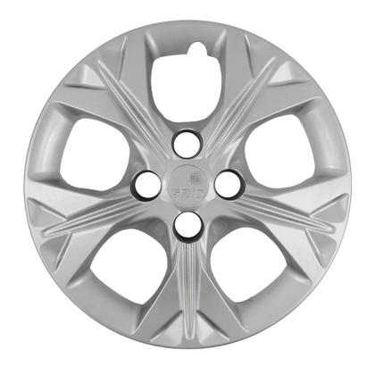 Imagem de Kit 4 Calotas Calota Onix Prisma 2021 Aro 14 Prata Cubo Baixo Grid