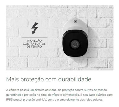 Imagem de Kit 4 Câmeras  1120b Intelbras Dvr 4 Canais MHDX C/HD 500gb