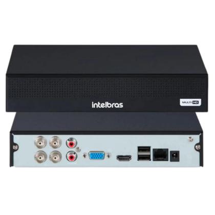 Imagem de Kit 4 Cameras de Segurança Intelbras Vhd 3220d Mini Com áudio e microfone dvr 3004c Full Hd