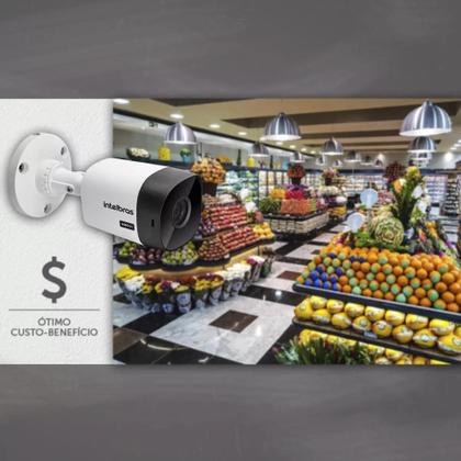 Imagem de Kit 4 Câmeras Intelbras 1120b Dvr 4 Canais Com Hd Completo