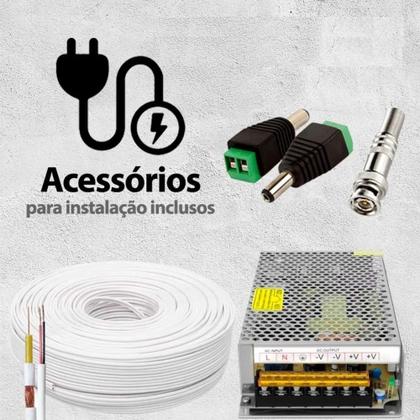 Imagem de Kit 4 Câmeras Intelbras 1120b Dvr 4 Canais Lançamento - Com Hd