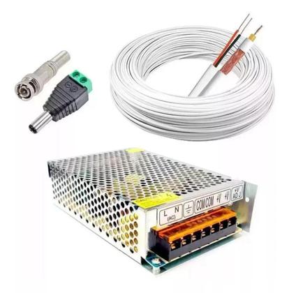 Imagem de Kit 4 Câmeras Intelbras Fullcolor 1220 Dvr Intelbras 3004-C