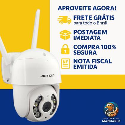 Imagem de Kit 4 Câmeras Jortan Wi-fi Externa Hd Com Visão Noturna