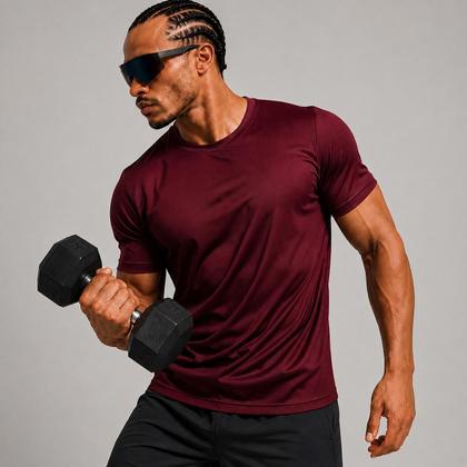 Imagem de Kit 4 Camiseta Dry Fit Camisa Masculina Casual Academia Treino