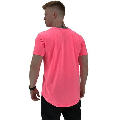 Imagem de Kit 4 Camiseta Longline MXD Conceito Slim Cores Básicas e Mescladas Lisas