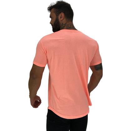 Imagem de Kit 4 Camiseta Longline MXD Conceito Slim Cores Básicas e Mescladas Lisas