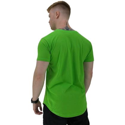 Imagem de Kit 4 Camiseta Longline MXD Conceito Slim Cores Básicas e Mescladas Lisas