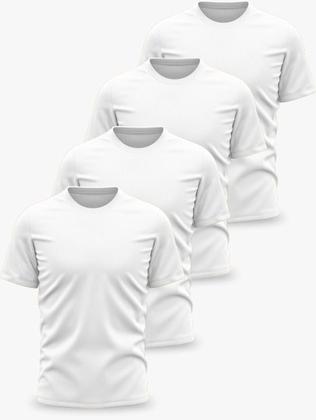 Imagem de Kit 4 Camisetas Básicas Dry Fit Lisa Tradicional