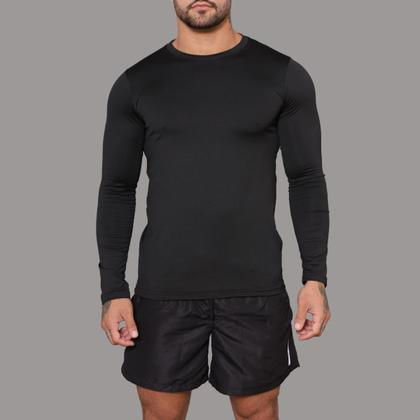 Imagem de Kit 4 Camisetas Dry Fit Slim Manga Longa Para Treino Oferta