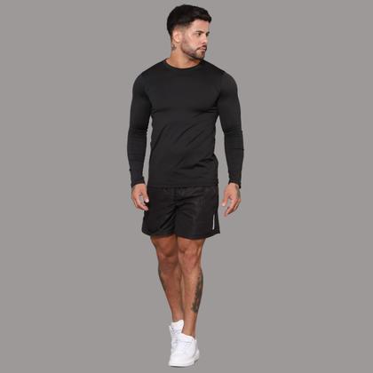 Imagem de Kit 4 Camisetas Dry Fit Slim Manga Longa Para Treino Oferta